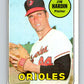 1969 Topps #610 Jim Hardin  Baltimore Orioles  V28768