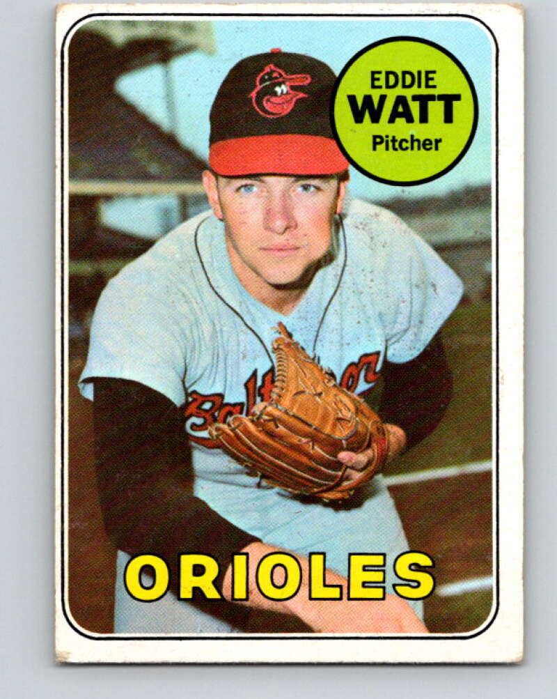 1969 Topps #652 Eddie Watt  Baltimore Orioles  V28779