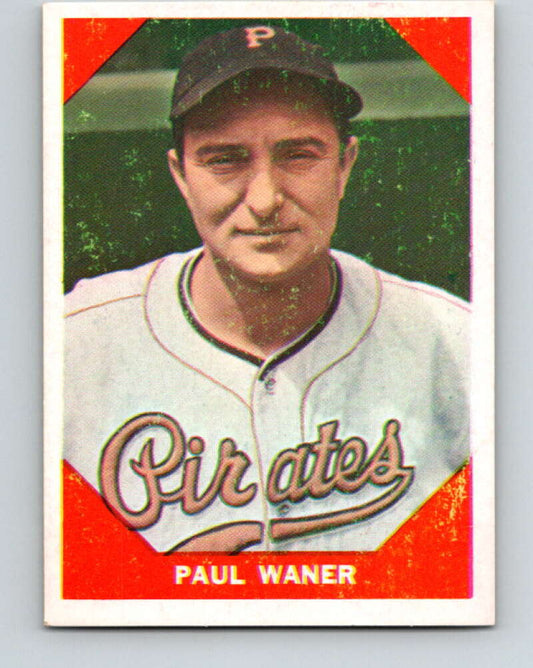 1960 Fleer #76 Paul Waner DP  Pittsburgh Pirates  V28784