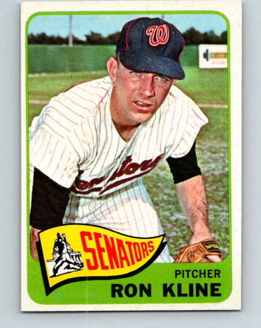 1965 Topps #56 Ron Kline Washington Senators  V28793