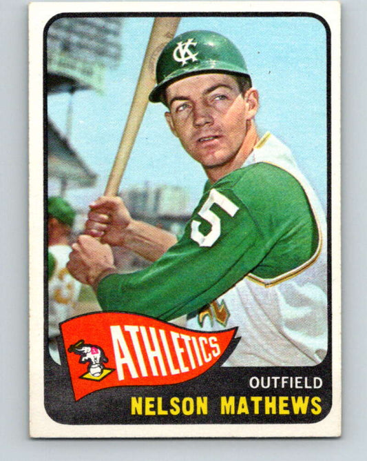 1965 Topps #87 Nelson Matthews  Kansas City Athletics  V28794