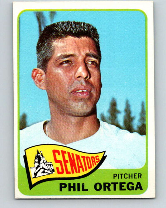 1965 Topps #152 Phil Ortega  Washington Senators  V28796