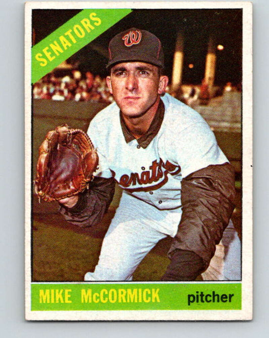 1966 Topps #118 Mike McCormick  Washington Senators  V28803