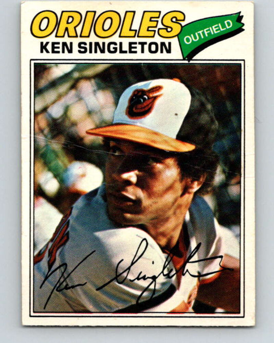 1977 O-Pee-Chee #19 Ken Singleton  Baltimore Orioles  V28845
