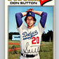 1977 O-Pee-Chee #24 Don Sutton  Los Angeles Dodgers  V28859
