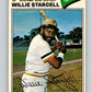 1977 O-Pee-Chee #25 Willie Stargell  Pittsburgh Pirates  V28861