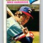 1977 O-Pee-Chee #35 Mike Hargrove  Texas Rangers  V28875