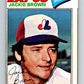 1977 O-Pee-Chee #36 Jackie Brown  Montreal Expos  V28879