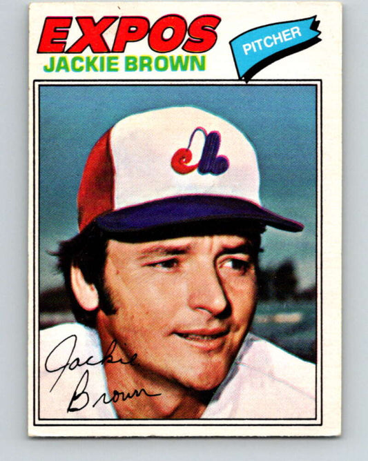 1977 O-Pee-Chee #36 Jackie Brown  Montreal Expos  V28880