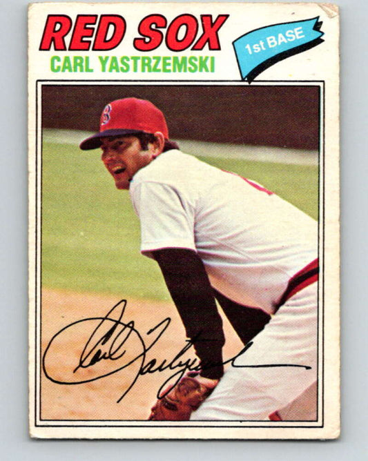 1977 O-Pee-Chee #37 Carl Yastrzemski  Boston Red Sox  V28881