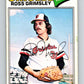 1977 O-Pee-Chee #47 Ross Grimsley  Baltimore Orioles  V28913