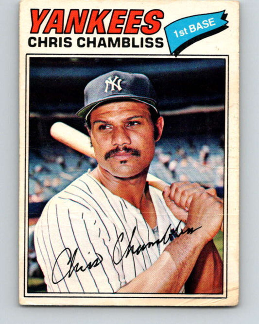 1977 O-Pee-Chee #49 Chris Chambliss  New York Yankees  V28917