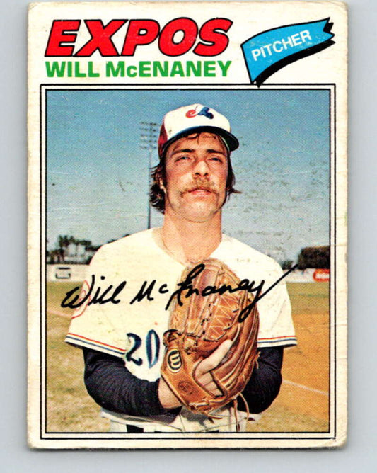 1977 O-Pee-Chee #50 Will McEnaney  Montreal Expos  V28918
