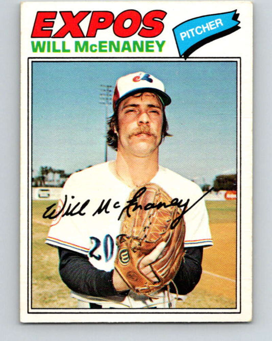 1977 O-Pee-Chee #50 Will McEnaney  Montreal Expos  V28919