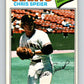 1977 O-Pee-Chee #53 Chris Speier  San Francisco Giants  V28923