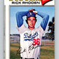 1977 O-Pee-Chee #57 Rick Rhoden  Los Angeles Dodgers  V28931