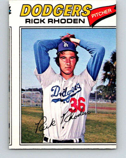 1977 O-Pee-Chee #57 Rick Rhoden  Los Angeles Dodgers  V28931