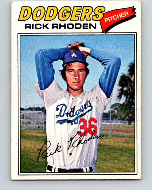 1977 O-Pee-Chee #57 Rick Rhoden  Los Angeles Dodgers  V28933