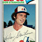 1977 O-Pee-Chee #63 Don Stanhouse  Montreal Expos  V28940