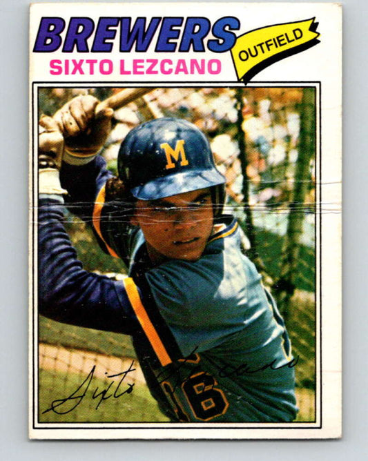 1977 O-Pee-Chee #71 Sixto Lezcano  Milwaukee Brewers  V28955
