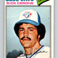 1977 O-Pee-Chee #76 Rick Cerone  Toronto Blue Jays  V28964