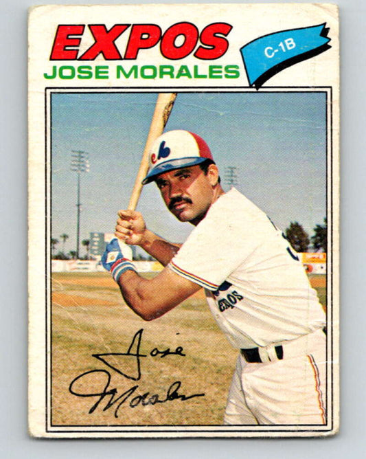1977 O-Pee-Chee #90 Jose Morales  Montreal Expos  V28998