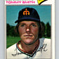 1977 O-Pee-Chee #92 Tommy Smith  Seattle Mariners  V29001