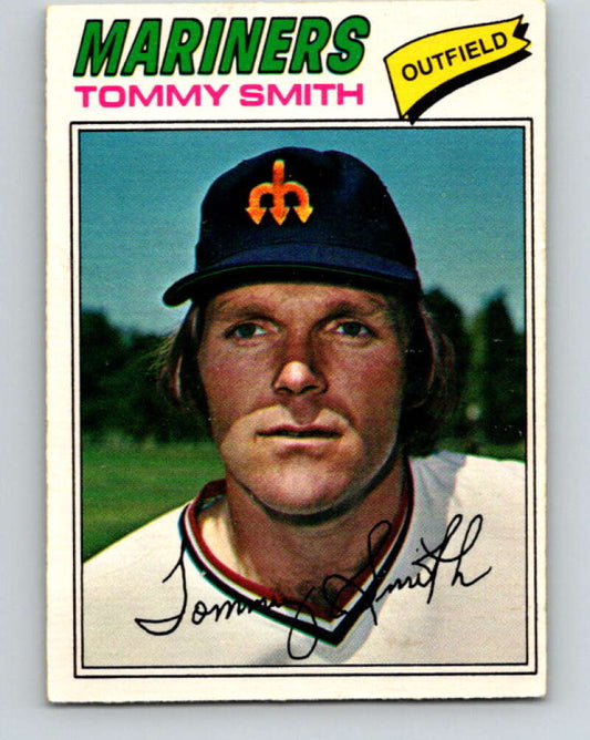 1977 O-Pee-Chee #92 Tommy Smith  Seattle Mariners  V29002