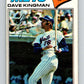 1977 O-Pee-Chee #98 Dave Kingman  New York Mets  V29011