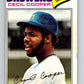 1977 O-Pee-Chee #102 Cecil Cooper  Milwaukee Brewers  V29016