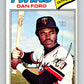 1977 O-Pee-Chee #104 Dan Ford  Minnesota Twins  V29018