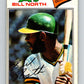 1977 O-Pee-Chee #106 Bill North  Oakland Athletics  V29020