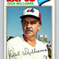 1977 O-Pee-Chee #108 Dick Williams MG  Montreal Expos  V29026