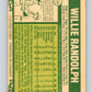 1977 O-Pee-Chee #110 Willie Randolph  New York Yankees  V29029