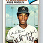 1977 O-Pee-Chee #110 Willie Randolph  New York Yankees  V29030