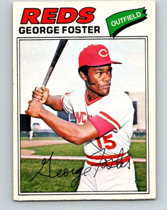 1977 O-Pee-Chee #120 George Foster  Cincinnati Reds  V29048