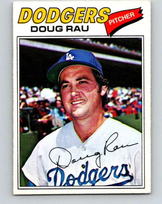 1977 O-Pee-Chee #128 Doug Rau  Los Angeles Dodgers  V29063