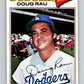 1977 O-Pee-Chee #128 Doug Rau  Los Angeles Dodgers  V29064