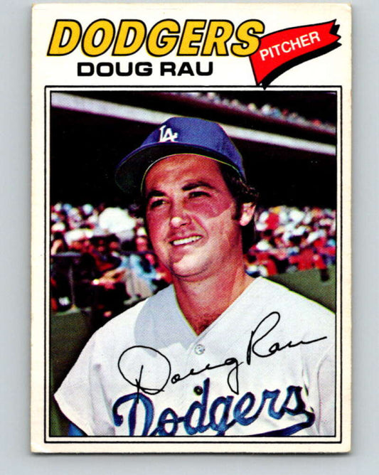 1977 O-Pee-Chee #128 Doug Rau  Los Angeles Dodgers  V29065