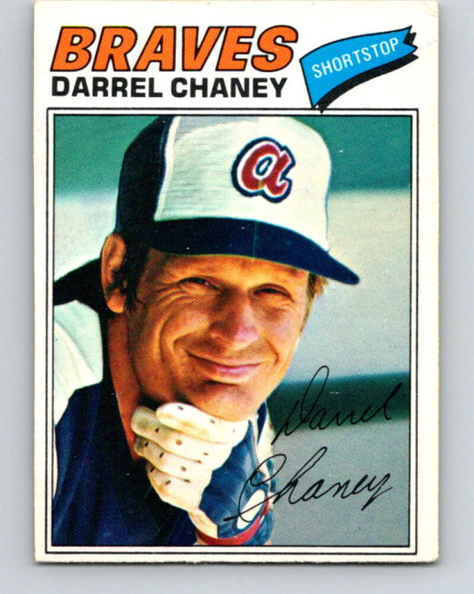 1977 O-Pee-Chee #134 Darrel Chaney  Atlanta Braves  V29077