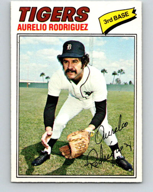 1977 O-Pee-Chee #136 Aurelio Rodriguez  Detroit Tigers  V29087