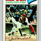 1977 O-Pee-Chee #137 Carlton Fisk  Boston Red Sox  V29090