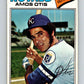 1977 O-Pee-Chee #141 Amos Otis  Kansas City Royals  V29097