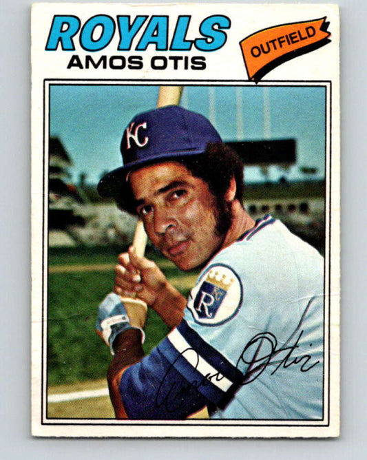 1977 O-Pee-Chee #141 Amos Otis  Kansas City Royals  V29097