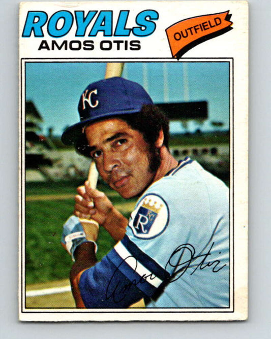 1977 O-Pee-Chee #141 Amos Otis  Kansas City Royals  V29098