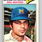 1977 O-Pee-Chee #145 Sal Bando  Milwaukee Brewers  V29104