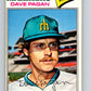 1977 O-Pee-Chee #151 Dave Pagan  Seattle Mariners  V29118