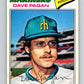 1977 O-Pee-Chee #151 Dave Pagan  Seattle Mariners  V29119