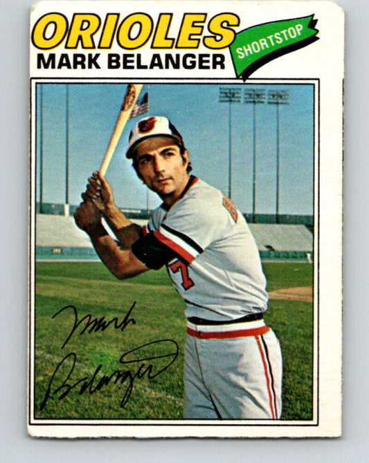 1977 O-Pee-Chee #154 Mark Belanger  Baltimore Orioles  V29125