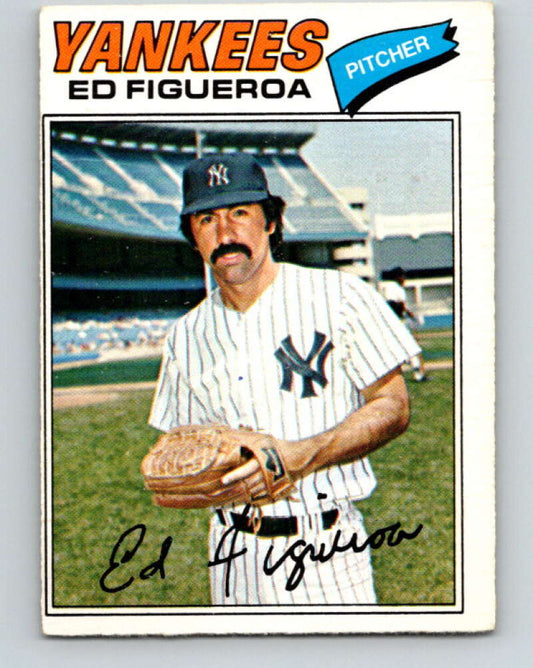 1977 O-Pee-Chee #164 Ed Figueroa  New York Yankees  V29149